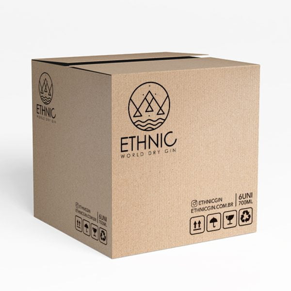 caixa com 6 unidades do ethnic gin mystic